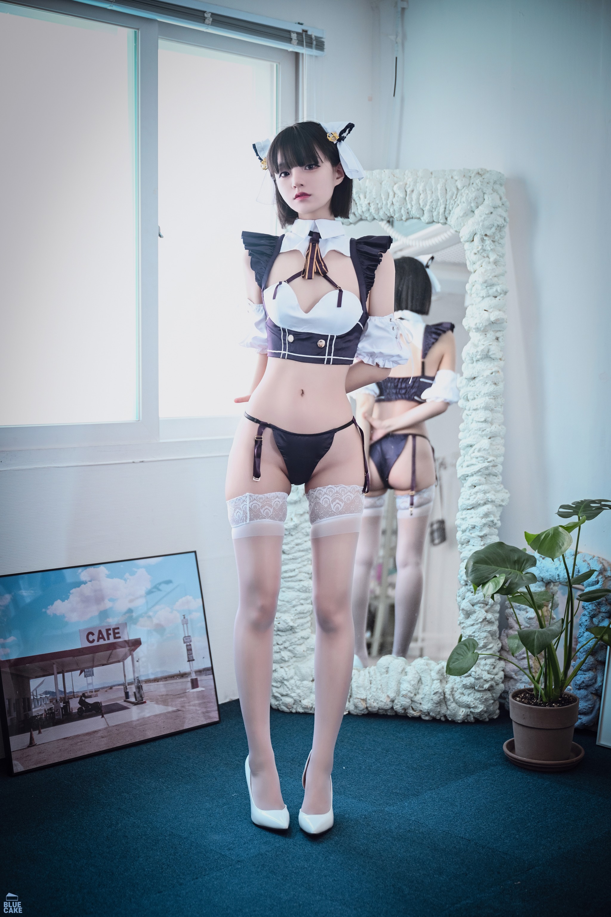 图片[1]-Jenny – NO.062 (정제니) [BLUECAKE] Jenny (정제니) – Maid Cosplay [112P]-XikXak